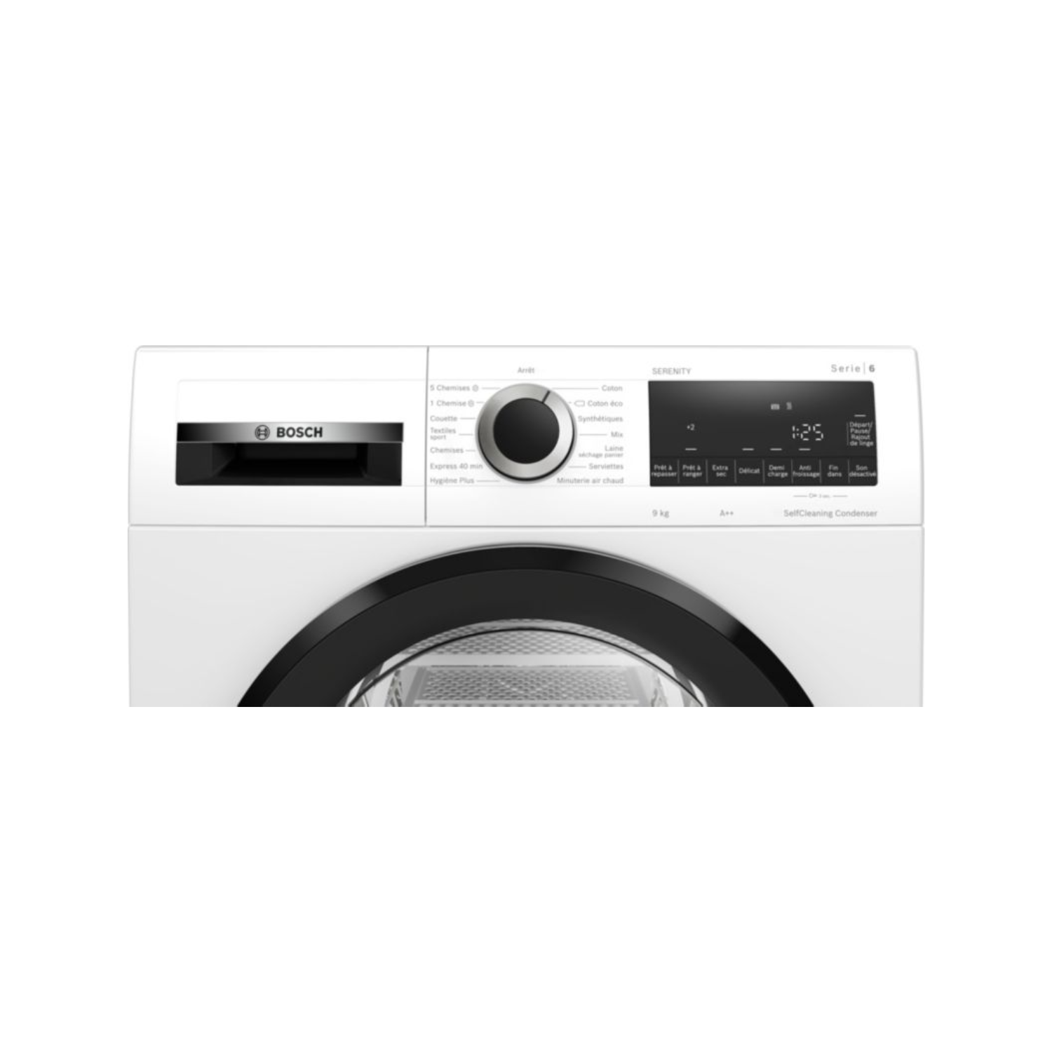 Sèche linge pompe à chaleur Bosch Serenity Série 6 Iron Assist – Image 3